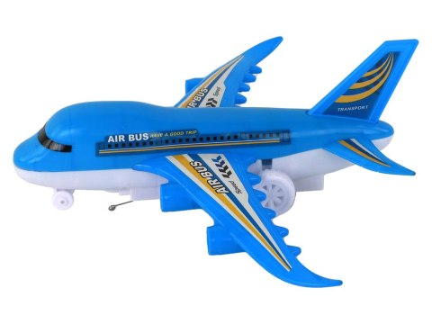 Samolot Zdalnie Sterowany R/C Światła Niebieski DIY LEAN Toys