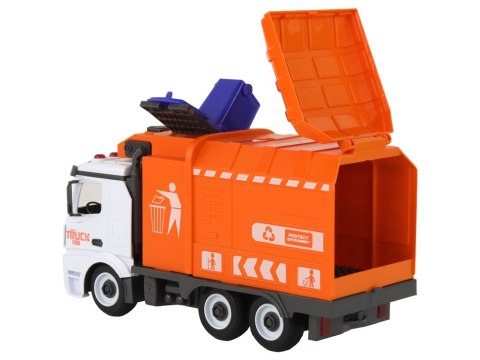Śmieciarka Sorter Segregacja Zestaw DIY Śrubokręt Dźwięk LEAN Toys