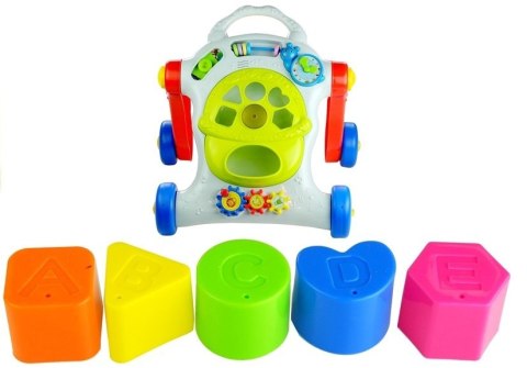 Kolorowy Pchacz Edukacyjny Dla Dziecka Gra Świeci LEAN Toys