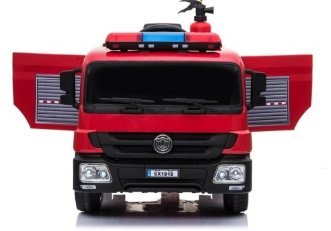 Pojazd Na Akumulator Wóz Strażacki Czerwony SX1818 LEAN CARS
