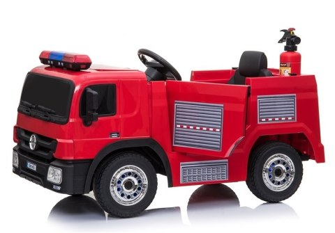 Pojazd Na Akumulator Wóz Strażacki Czerwony SX1818 LEAN CARS
