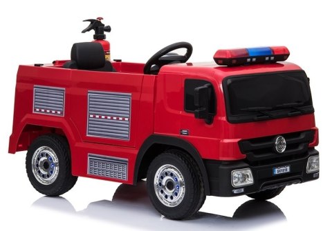 Pojazd Na Akumulator Wóz Strażacki Czerwony SX1818 LEAN CARS