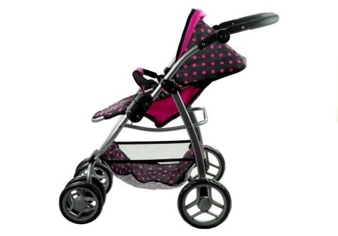 Wózek dla lalek Alice Głęboki, Spacerówka, Gondola 2w1 Alice