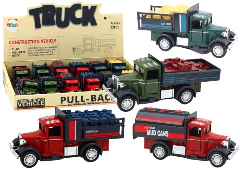 Autko Dostawcze Aluminiowe Otwierane Drzwi Światła Dźwięki LEAN Toys
