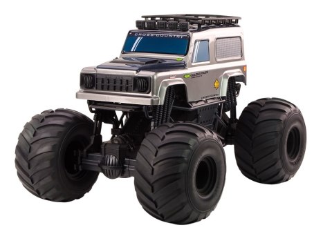 Duże Auto Terenowe Zdalnie Sterowane Suv 2.4G RC 1:6 Szary LEAN Toys