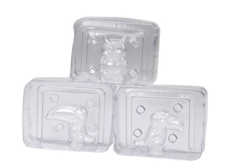 Zestaw Kreatywny Artystyczny Ptaki 3D Gips Farbki LEAN Toys