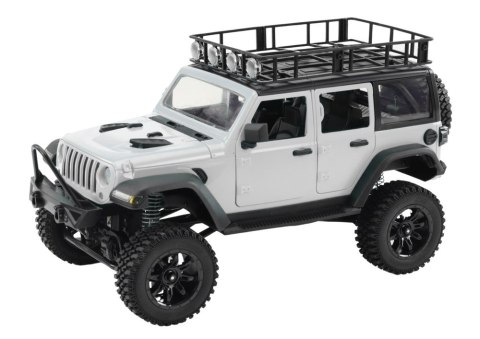 Auto Terenowe Zdalnie Sterowane RC 2.4G Napęd 4x4 Szary LEAN Toys