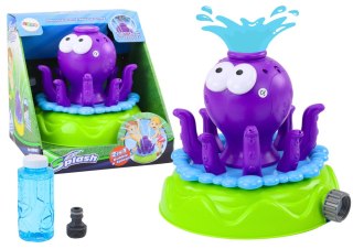 Zraszacz Ogrodowy Ośmiornica Fontanna Bańki Mydlane Fioletowa LEAN Toys