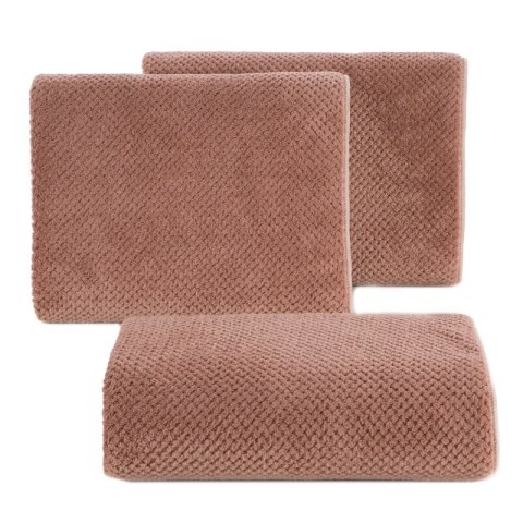 RĘCZNIK ZOE1 70 X 140 CM PUDROWY RÓŻ EUROFIRANY