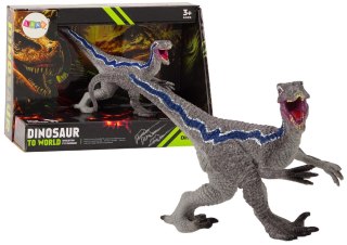 Dinozaur Figurka Kolekcjonerska Velocitaptor Szary 1El LEAN Toys