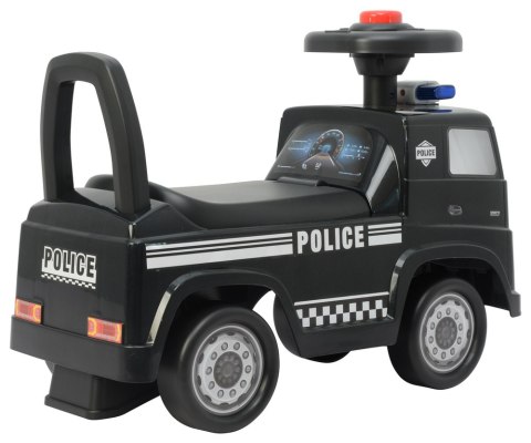Jeździk Mercedes Actros Policja 3316A Czarny LEAN CARS
