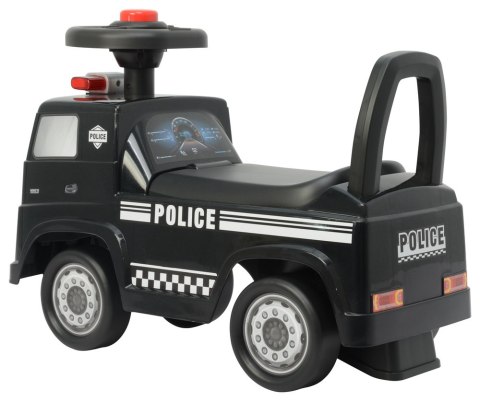 Jeździk Mercedes Actros Policja 3316A Czarny LEAN CARS