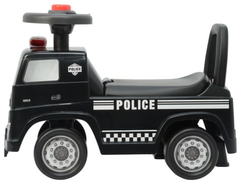 Jeździk Mercedes Actros Policja 3316A Czarny LEAN CARS