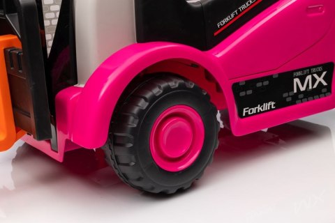 Wózek Widłowy Na Akumulator XMX638 Różowy LEAN CARS