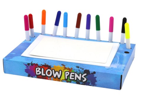 Zestaw Kreatywny Dmuchane Flamastry Pisaki Dinozaury LEAN Toys