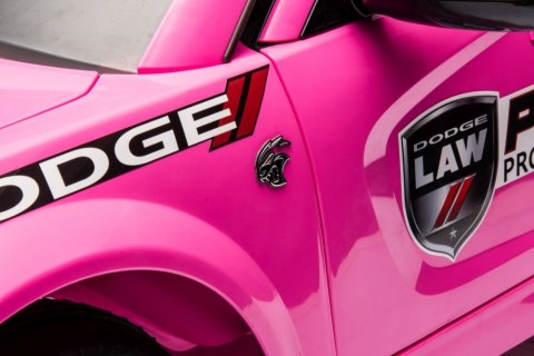 Auto Na Akumulator Dodge Charger Policyjny Różowy LEAN CARS