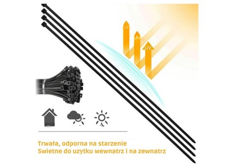 Opaski Zaciskowe Kablowe Do Kabli Ziperki Trytki Trytytki 300x3.6 MM LEAN
