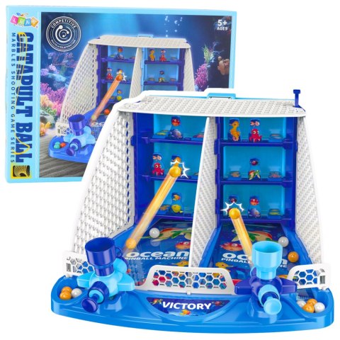 Gra Zręcznościowa Strzelanie Do Celu Pinball Ocean Rybki LEAN Toys