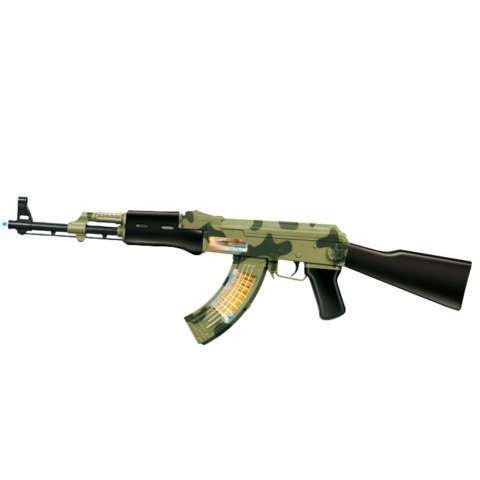 Karabin Wojskowy Moro Wibracje Światła Dźwięki 70cm LEAN Toys