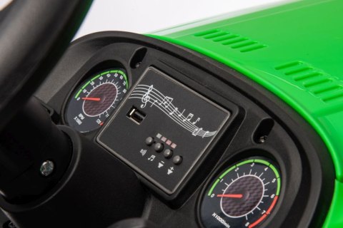 Traktor Na Akumulator HC-306 Zielony 24V LEAN CARS