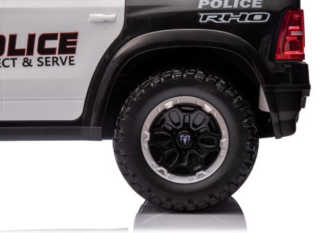 Auto Na Akumulator ZB618P Dodge Ram Policyjny Czarny LEAN CARS