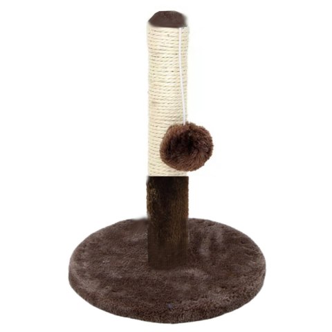 Drapak dla Kota Słupek do Drapania Wieża Ciemnobrązowy 40 cm x 30 cm LEAN