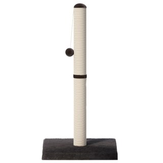 Drapak dla Kota Słupek do Drapania Wieża Ciemnoszary 80 cm x 40 cm LEAN