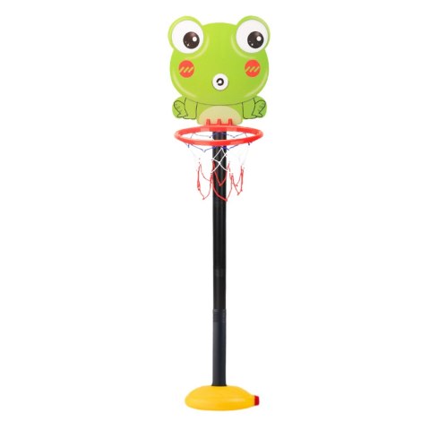 Kosz Do Gry W Koszykówkę Regulowany Żaba Zielona 110cm LEAN Toys
