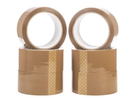 Taśma Pakowa Brązowa Kauczuk Syntetyczny 48MM*50M 54Yd Mocna LEAN