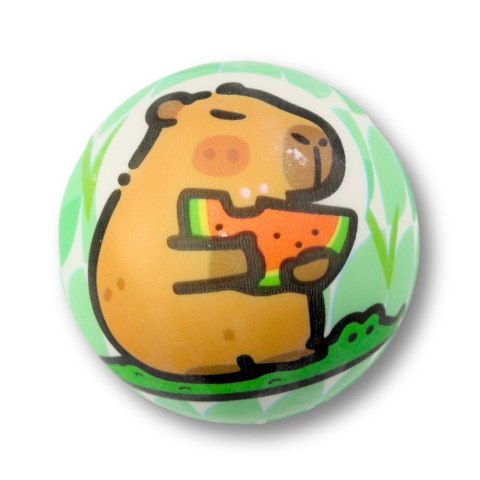 Piłka Piłeczka Piankowa Do Odbijania Zabawy Kapibara 6,5 cm LEAN TOYS