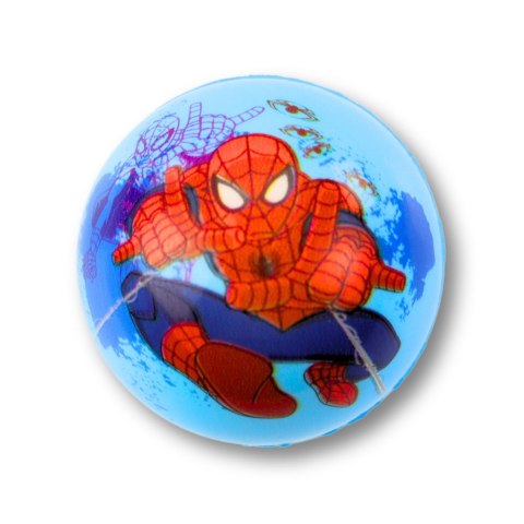 Piłka Piłeczka Piankowa Do Odbijania Zabawy Superbohater Spider 6,5 cm LEAN TOYS