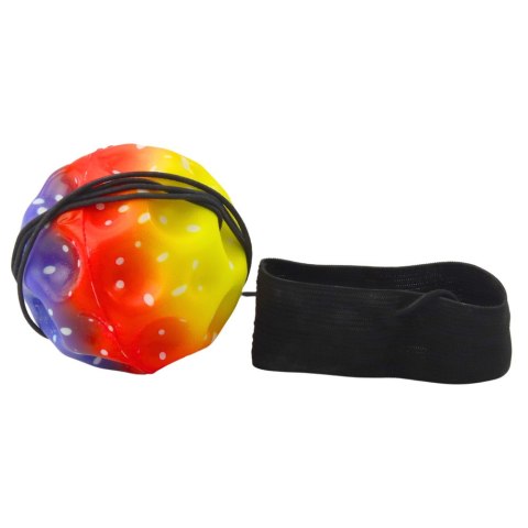 Piłeczka Księżycowa Na Gumce Do Ćwiczeń Zręczności Wgłębienia 6,5 cm LEAN TOYS