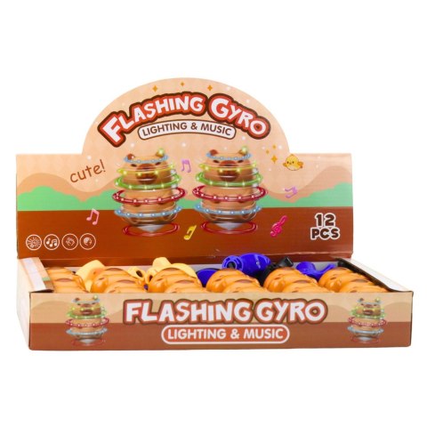 Bączek Kapibara Interaktywna Światła LED Melodie 12,5 CM LEAN TOYS