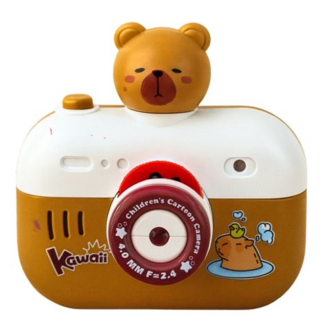 Aparat Interaktywny Kapibara Projektor Światła Dźwięki Smycz LEAN Toys