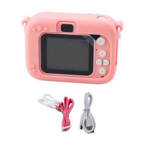 Aparat Cyfrowy Dla Dzieci Jednorożec Różowy 48Mpx HD 1080P LEAN Toys