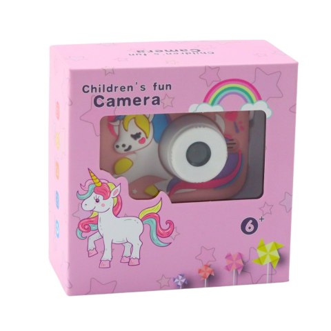 Aparat Cyfrowy Dla Dzieci Jednorożec Różowy 48Mpx HD 1080P LEAN Toys