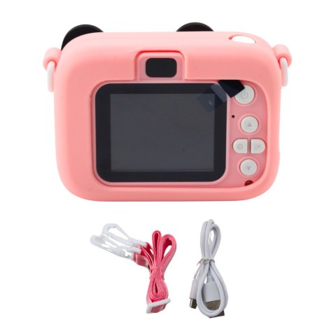 Aparat Cyfrowy Dla Dzieci Myszka Różowy 48Mpx HD 1080P LEAN Toys