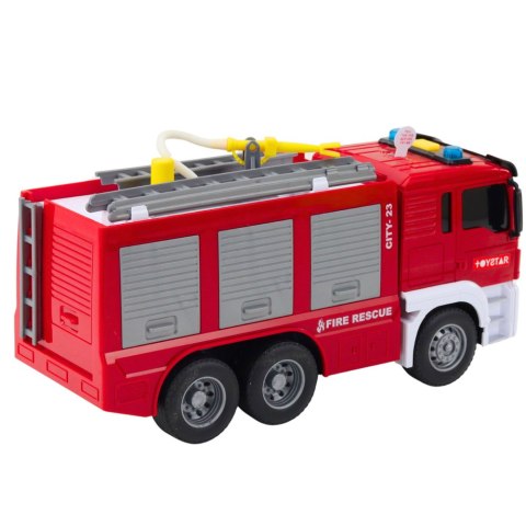Auto Samochód Strażacki Wóz Z Napędem Woda Światła Dźwięk LEAN Toys