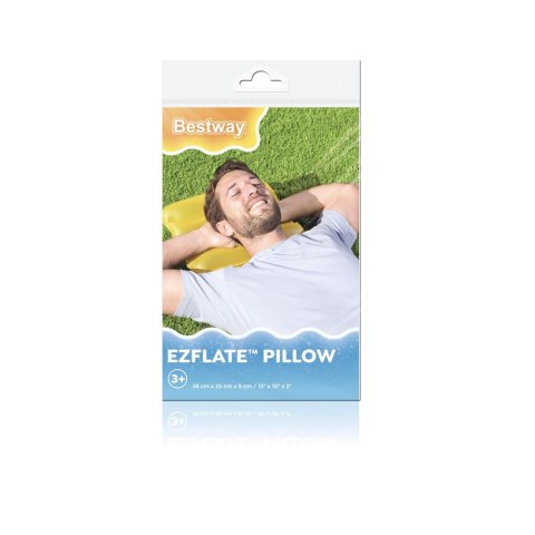 Dmuchana Poduszka 38 x 25 cm Żółta Bestway