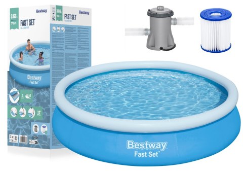 Dmuchany Basen Rozporowy 366 x 76 cm Bestway 57274 Bestway