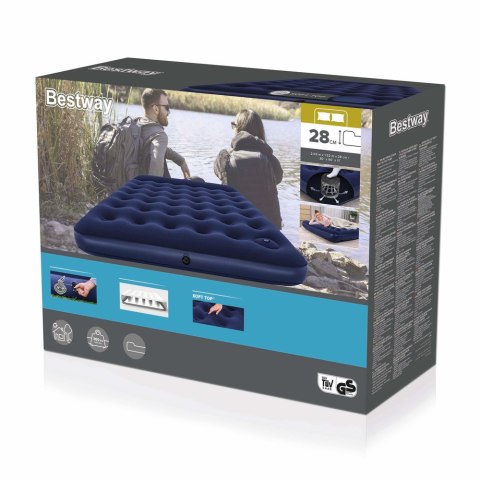 Dmuchany Materac Z Pompką 203 x 152 x 28 cm Bestway 67226 Bestway