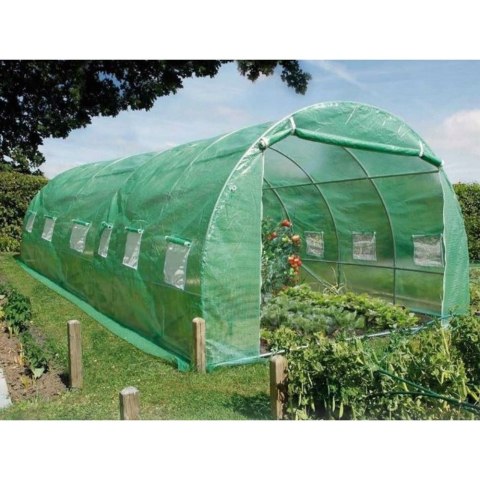 Tunel Foliowy Ogrodowy Szklarnia 6x3x2m Folia 18m² UV-4 Premium LEAN