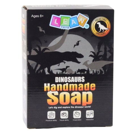Zestaw Kreatywny 2w1 Tworzenie Mydła Wykopaliska Dinozaury LEAN Toys