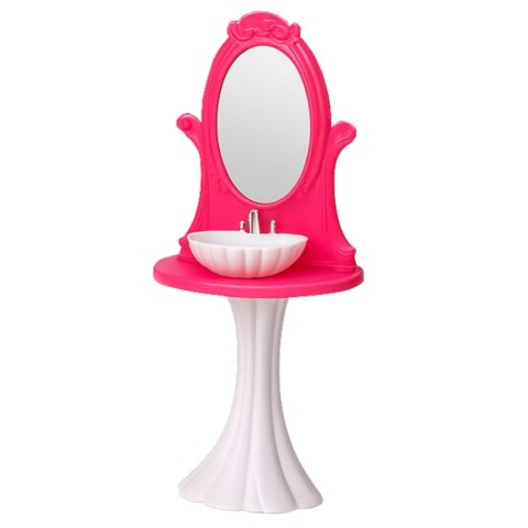 Zestaw Łazienkowy Dla Lalek Wanna Toaleta Umywalka Z Lustrem LEAN Toys