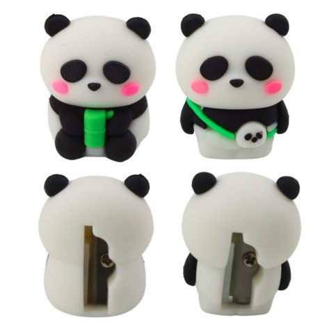 Strugaczka Do Kredek Ołówków Cienkich Szkolna Biurowa Panda LEAN
