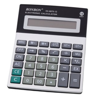 Kalkulator Biurowy Ronbon KK-8875-12 Duży Wyświetlacz 12-Cyfrowy LEAN