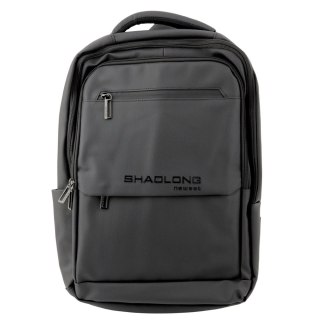 Plecak Miejski Biznesowy USB Kieszeń Na Laptopa Czarny 16L 41cm LEAN
