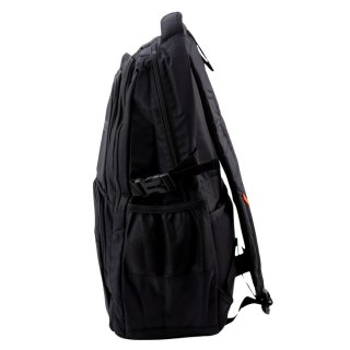 Plecak Miejski Funkcjonalny 9 Kieszeni Czarny 35L 48cm LEAN