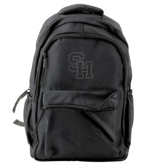 Plecak Szkolny Miejski Przegroda Środkowa SH Czarny 38cm 20L LEAN