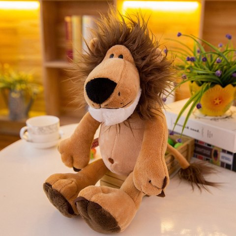 Pluszowa Maskotka Przytulanka Lew Z Bujną Grzywą 22cm LEAN Toys